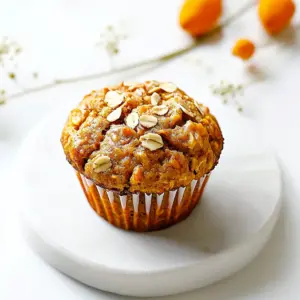 Healthy Carrot Muffins