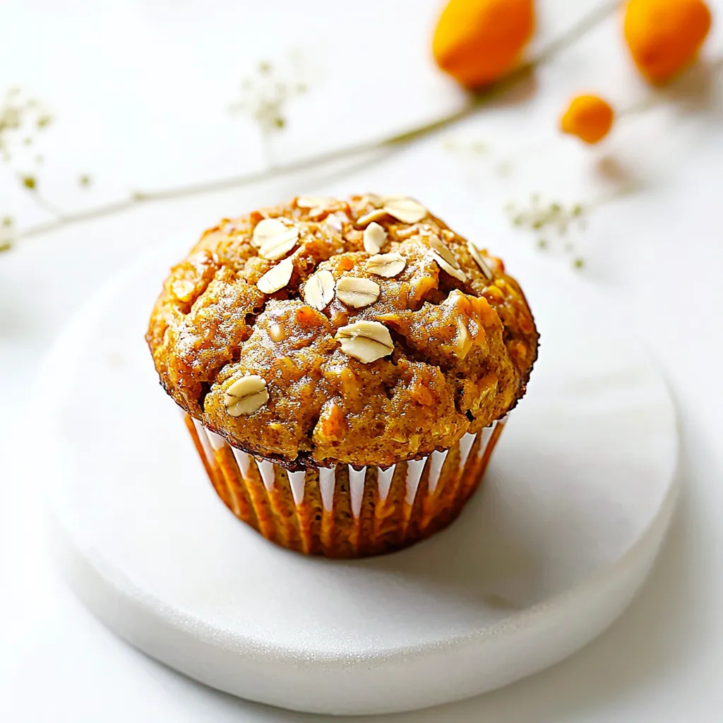 Healthy Carrot Muffins