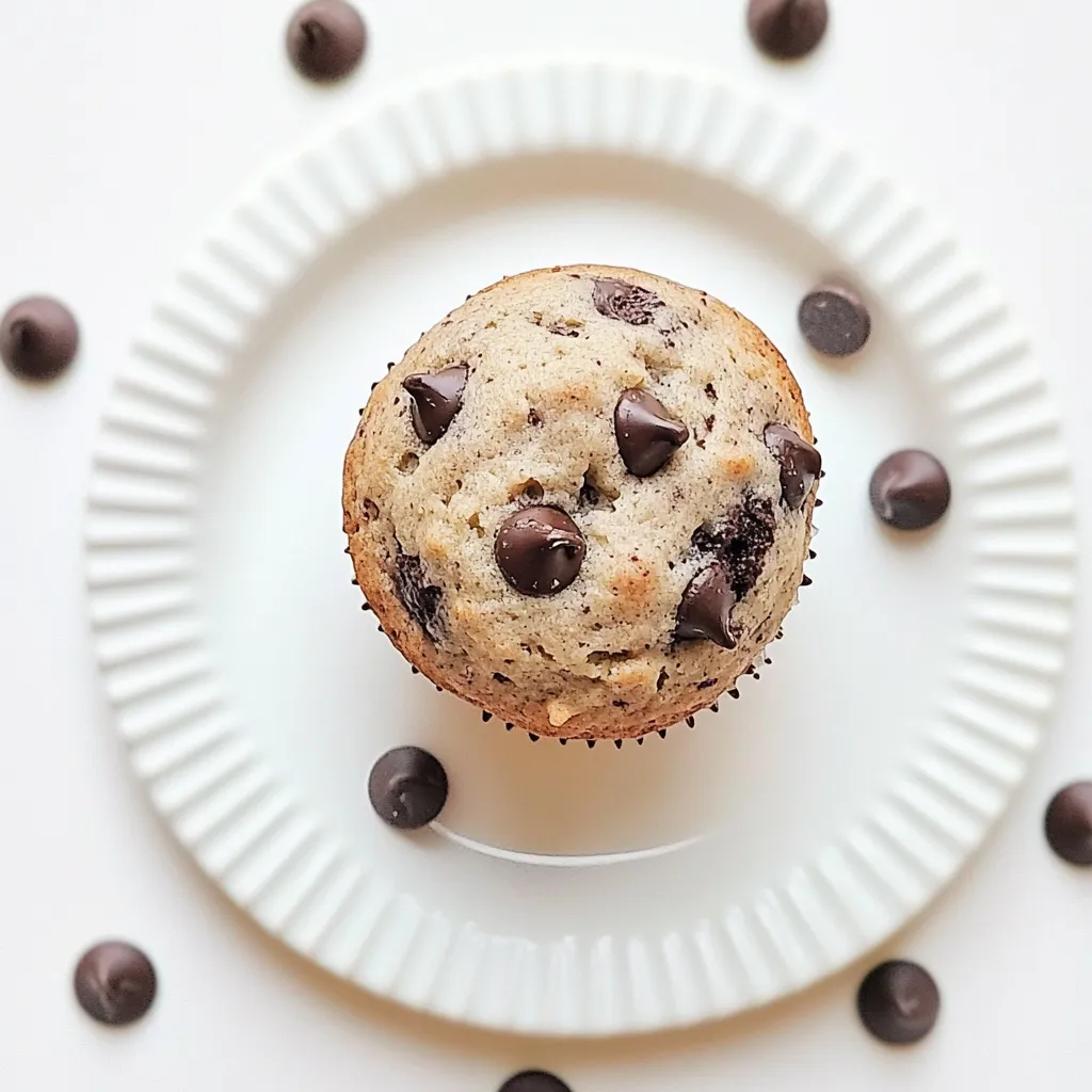 Healthy Chocolate Chip Muffins