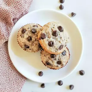 Healthy Chocolate Chip Muffins