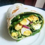 Healthy Egg Salad Wrap