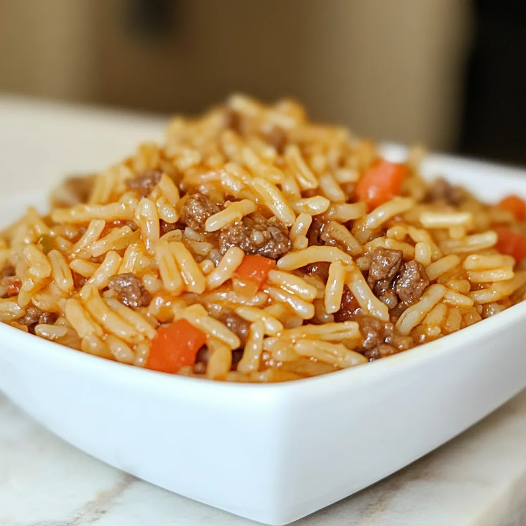 Homemade Beef Rice A Roni
