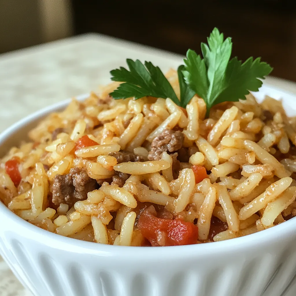 Homemade Beef Rice A Roni