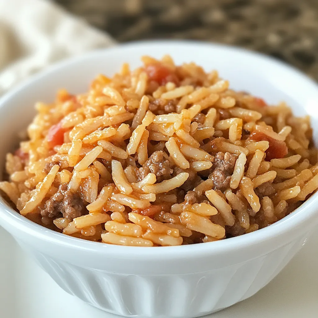 Homemade Beef Rice A Roni