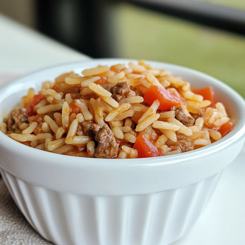 Homemade Beef Rice A Roni