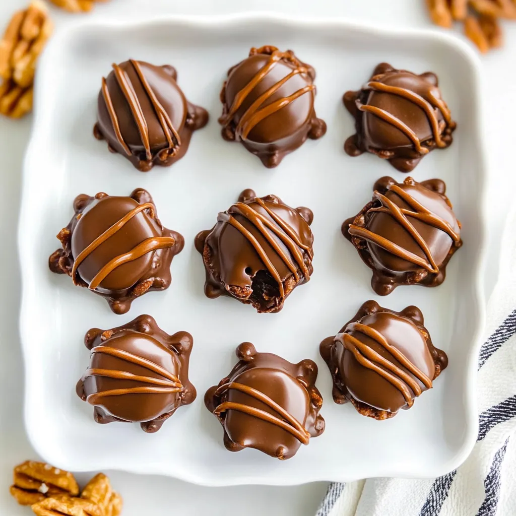 Homemade Chocolate Turtles