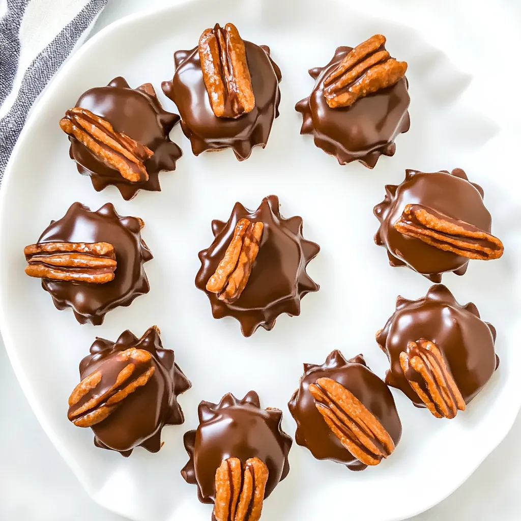 Homemade Chocolate Turtles