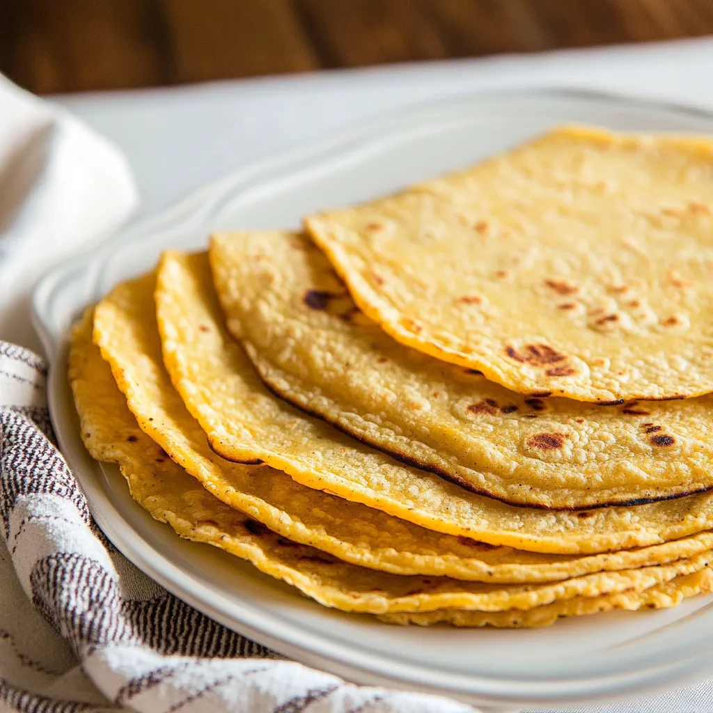 Homemade Corn Tortillas
