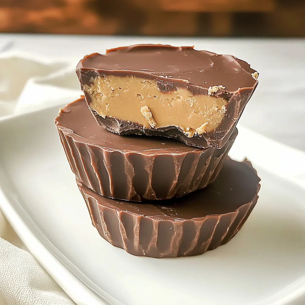 Homemade Giant Reese’s Peanut Butter Cups
