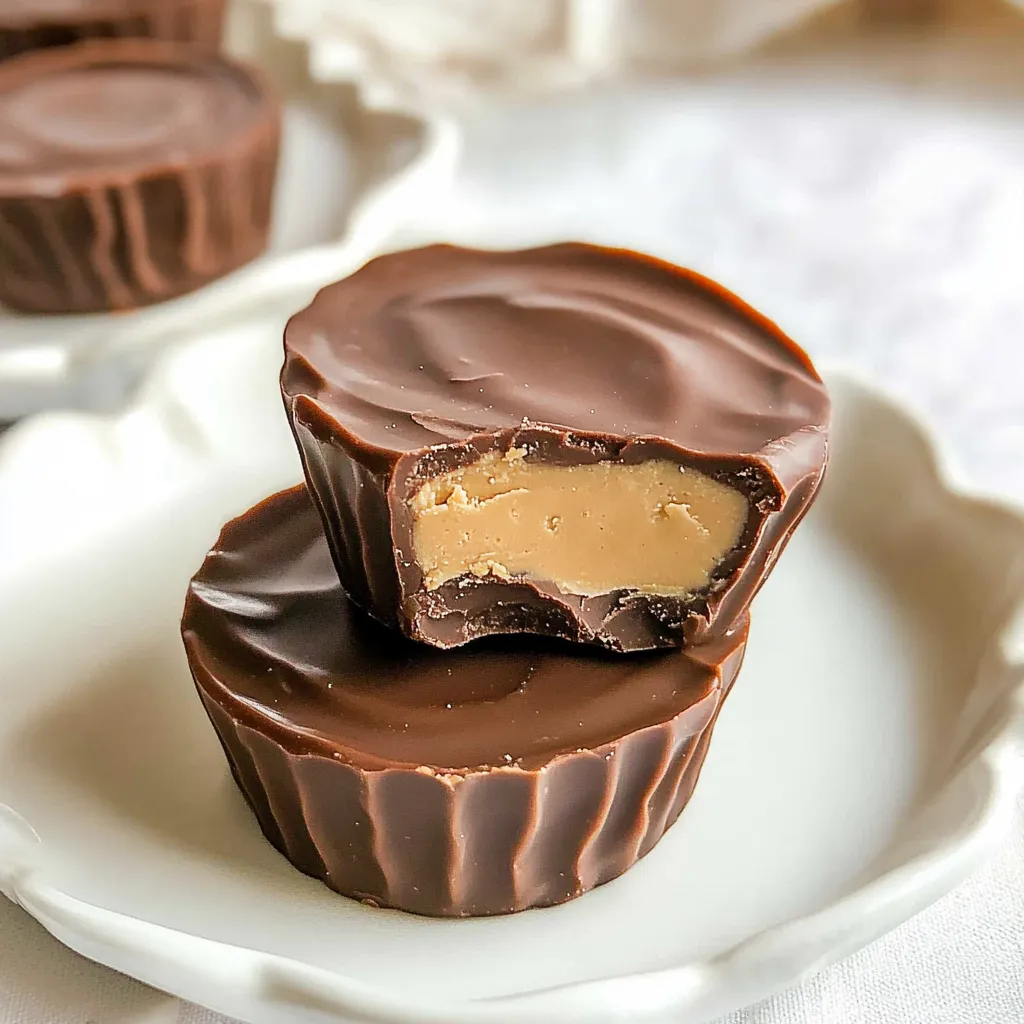 Homemade Giant Reese’s Peanut Butter Cups