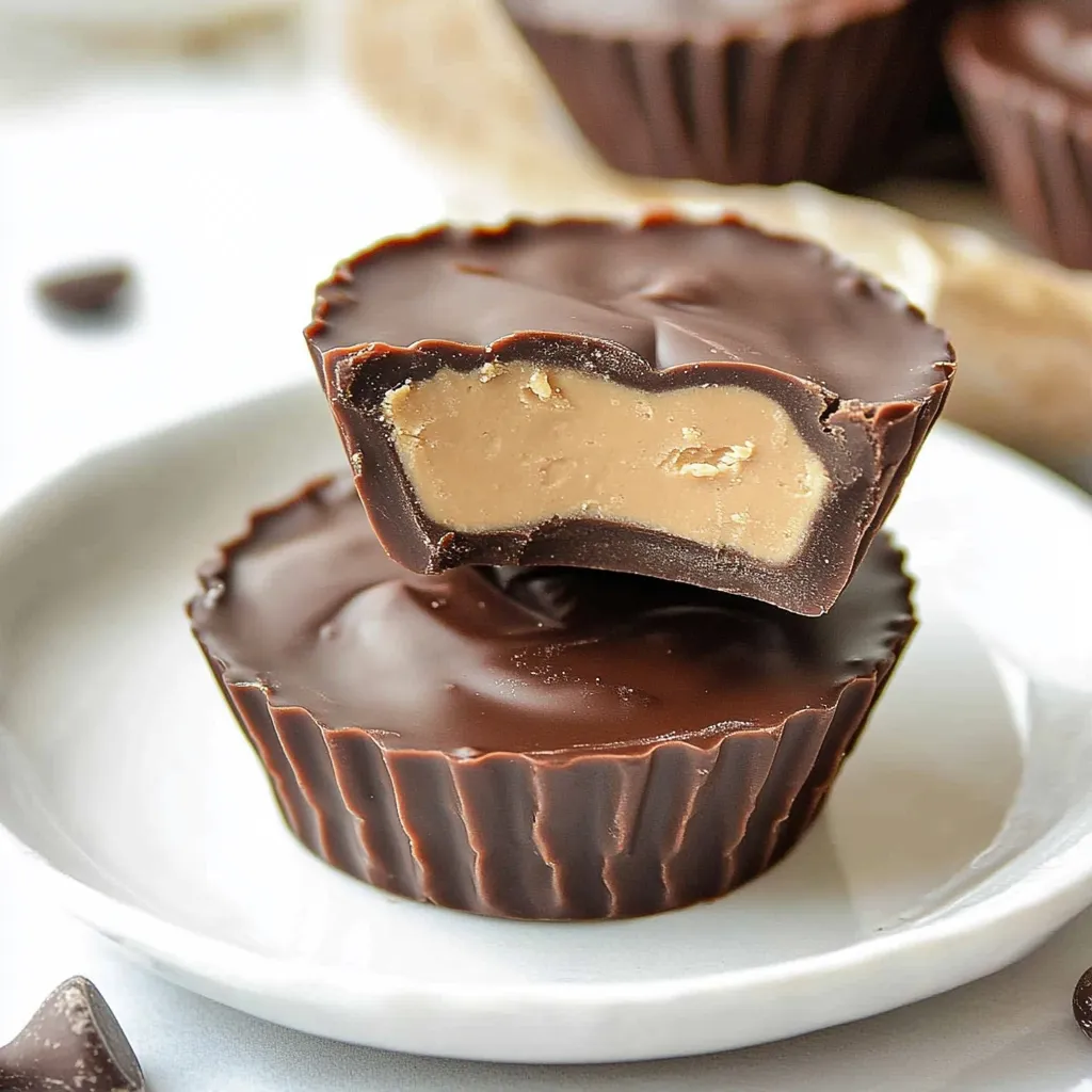 Homemade Giant Reese’s Peanut Butter Cups