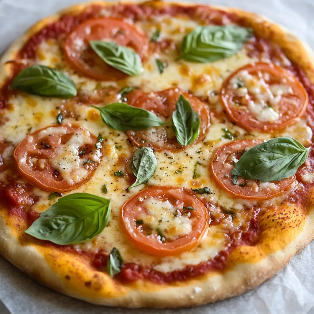 Homemade Margherita Pizza