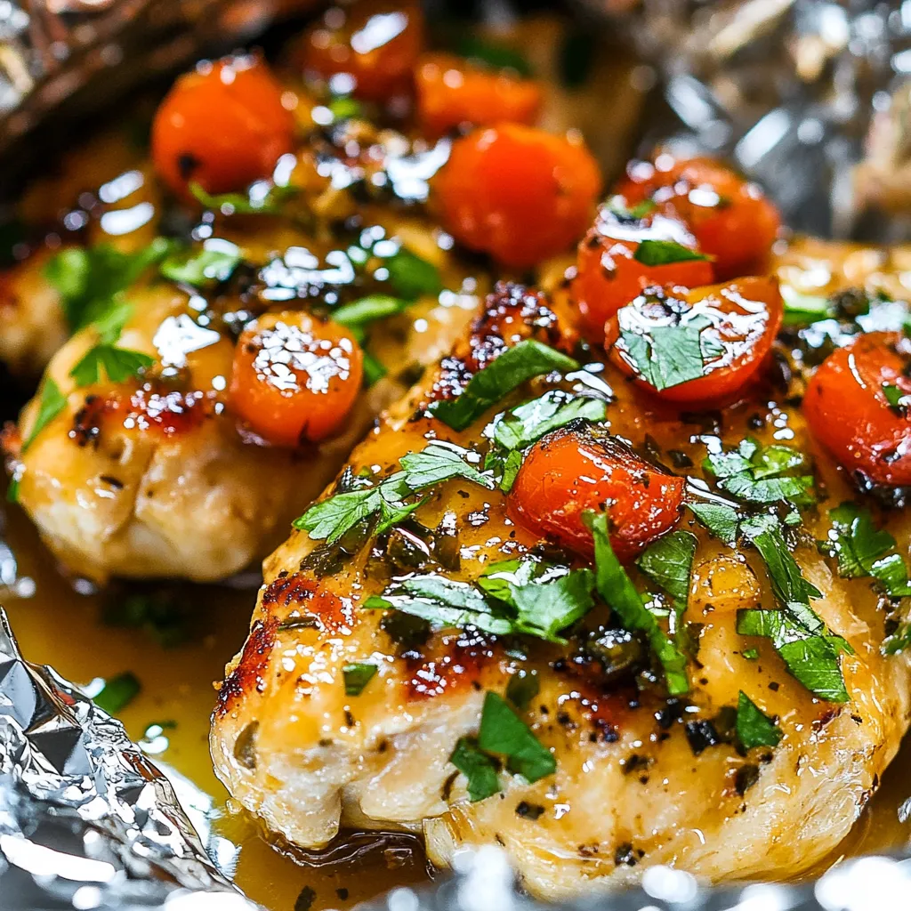 Honey Mustard Chicken Foil Packets