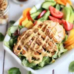 Honey Mustard Pretzel Crusted Chicken Salad