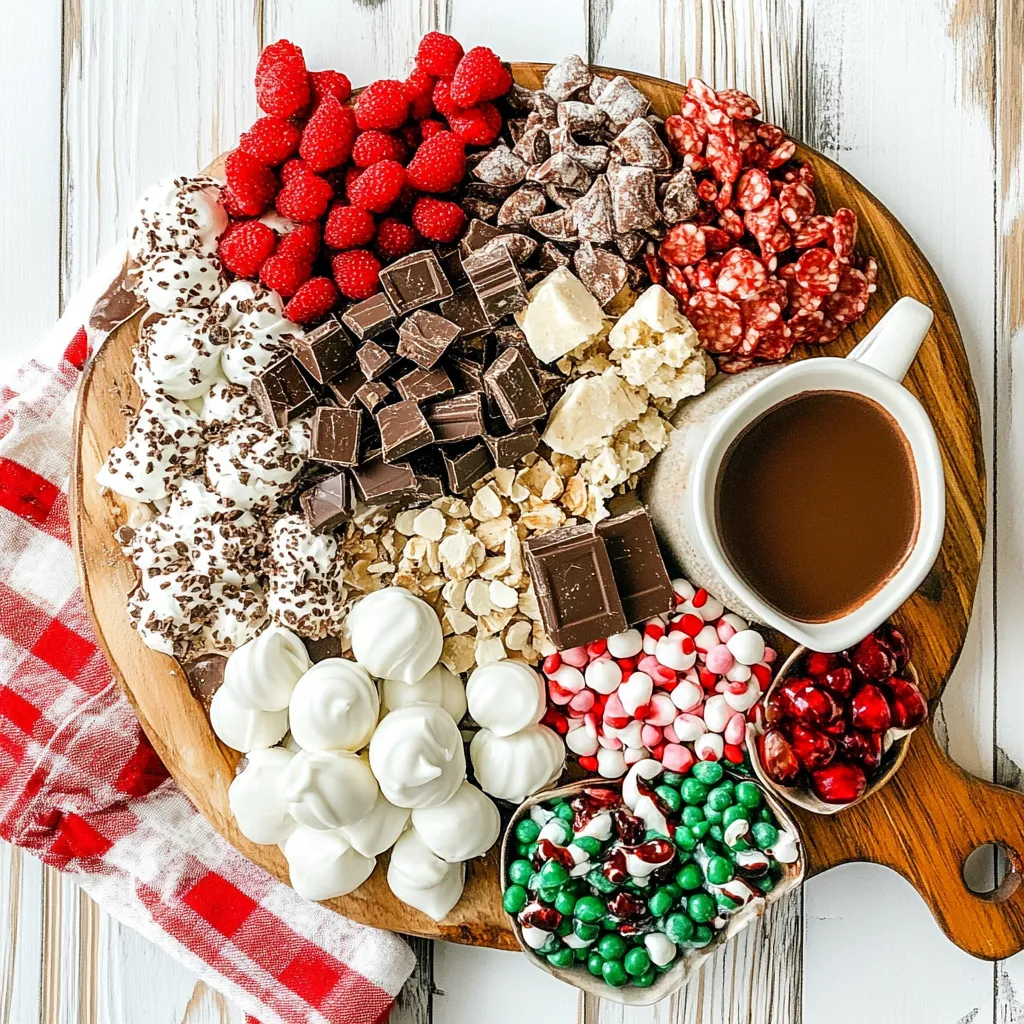 Hot Chocolate Charcuterie Board