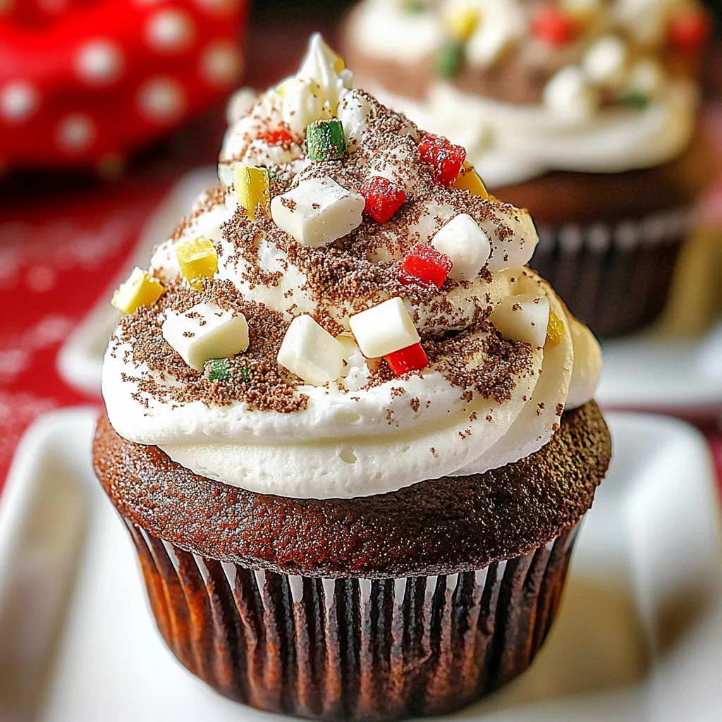 Hot Cocoa Cupcakes
