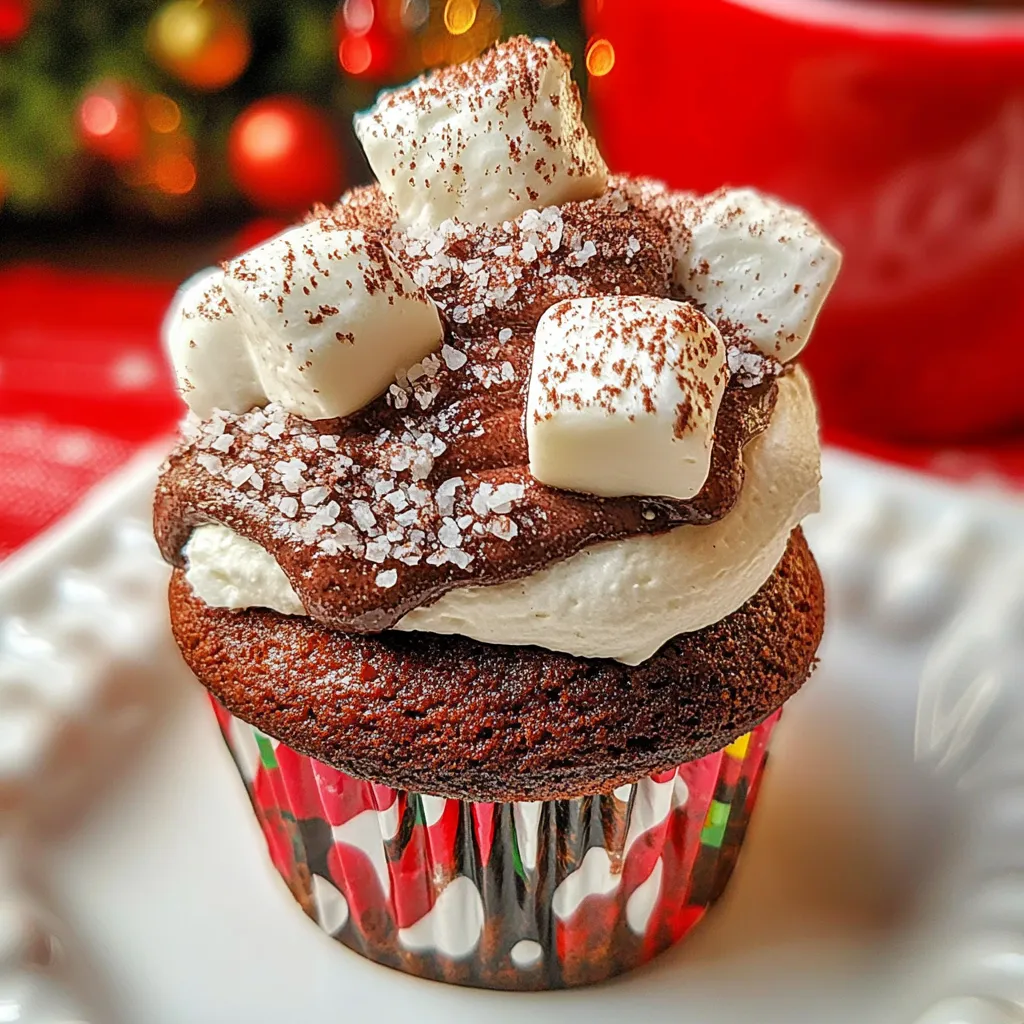 Hot Cocoa Cupcakes