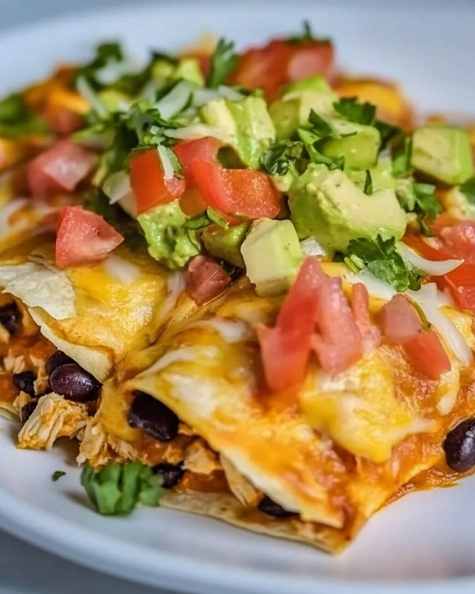 Slow Cooker Chicken Enchiladas