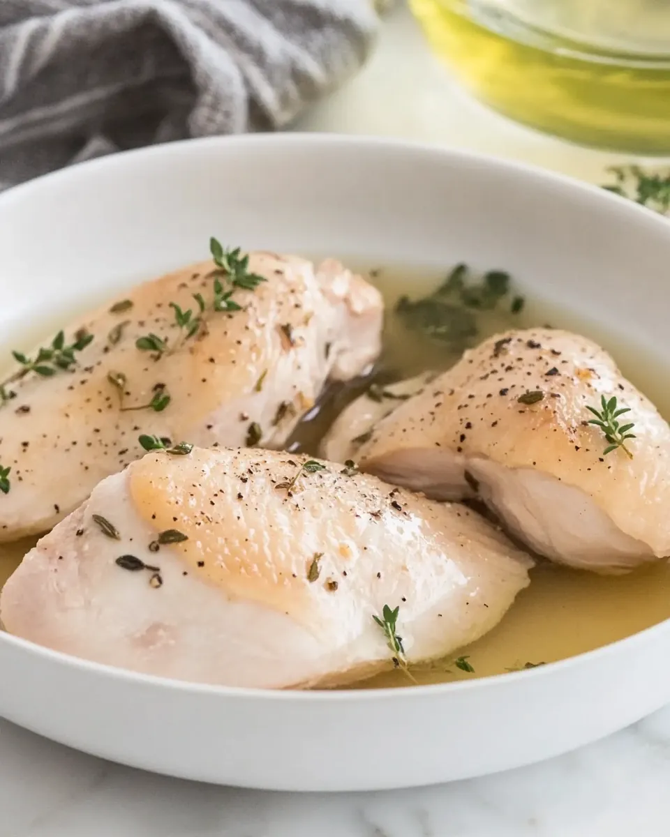 Poached Chicken