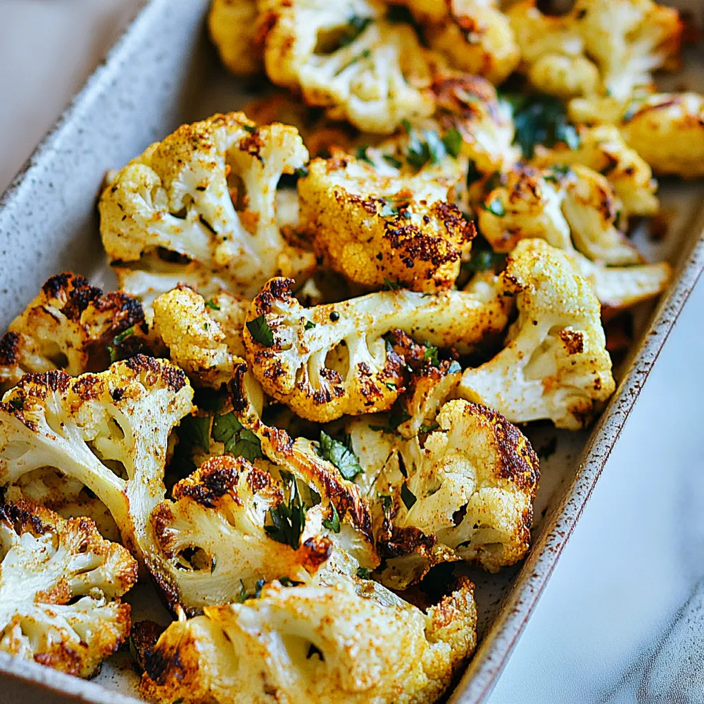 Indian Roasted Cauliflower Recipe