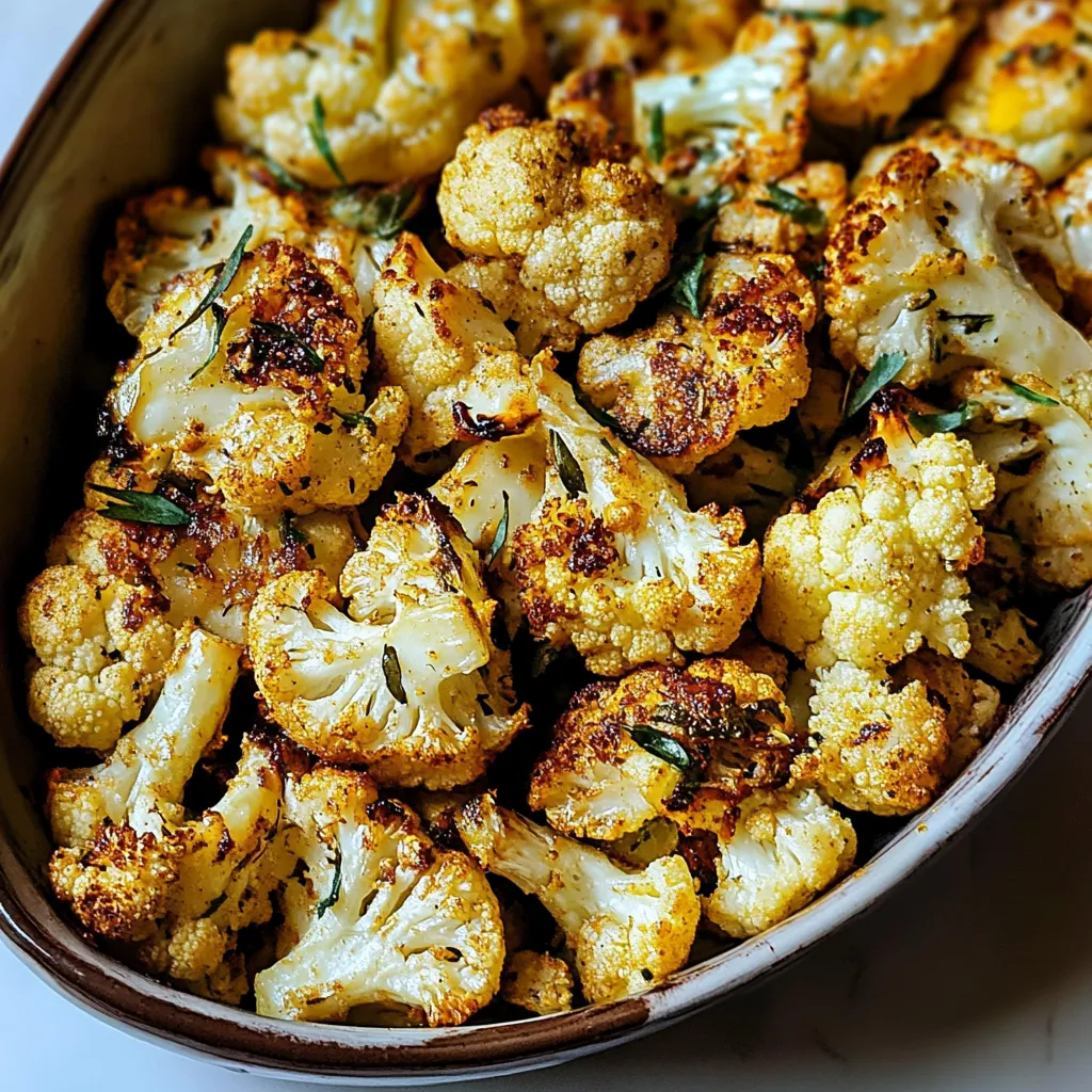 Indian Roasted Cauliflower Recipe
