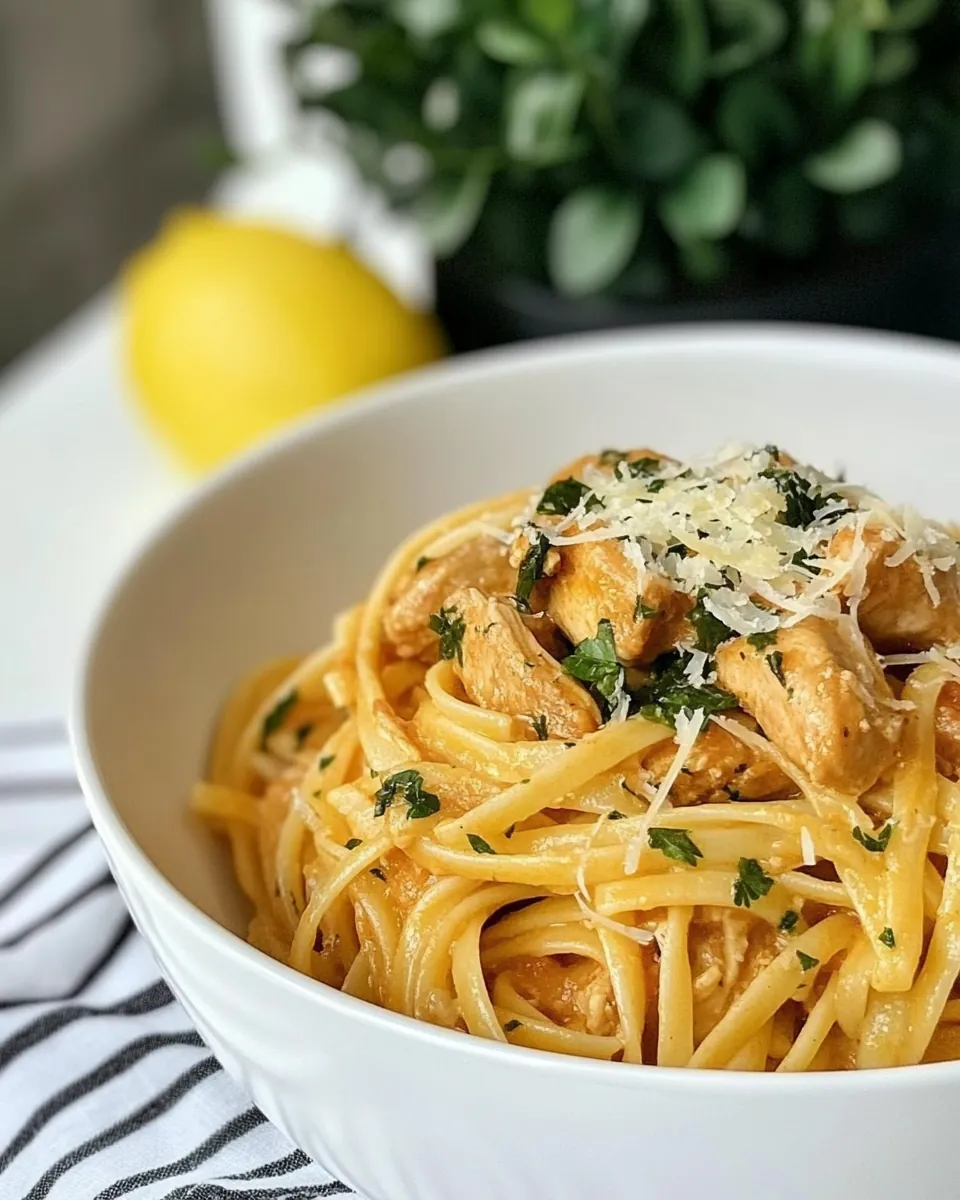 Lemon Chicken Pasta