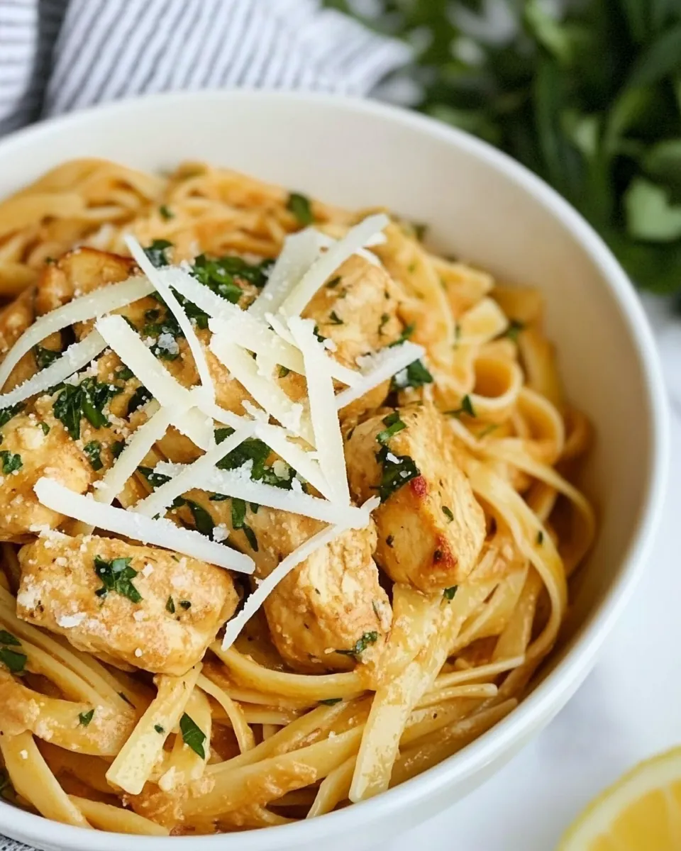 Lemon Chicken Pasta