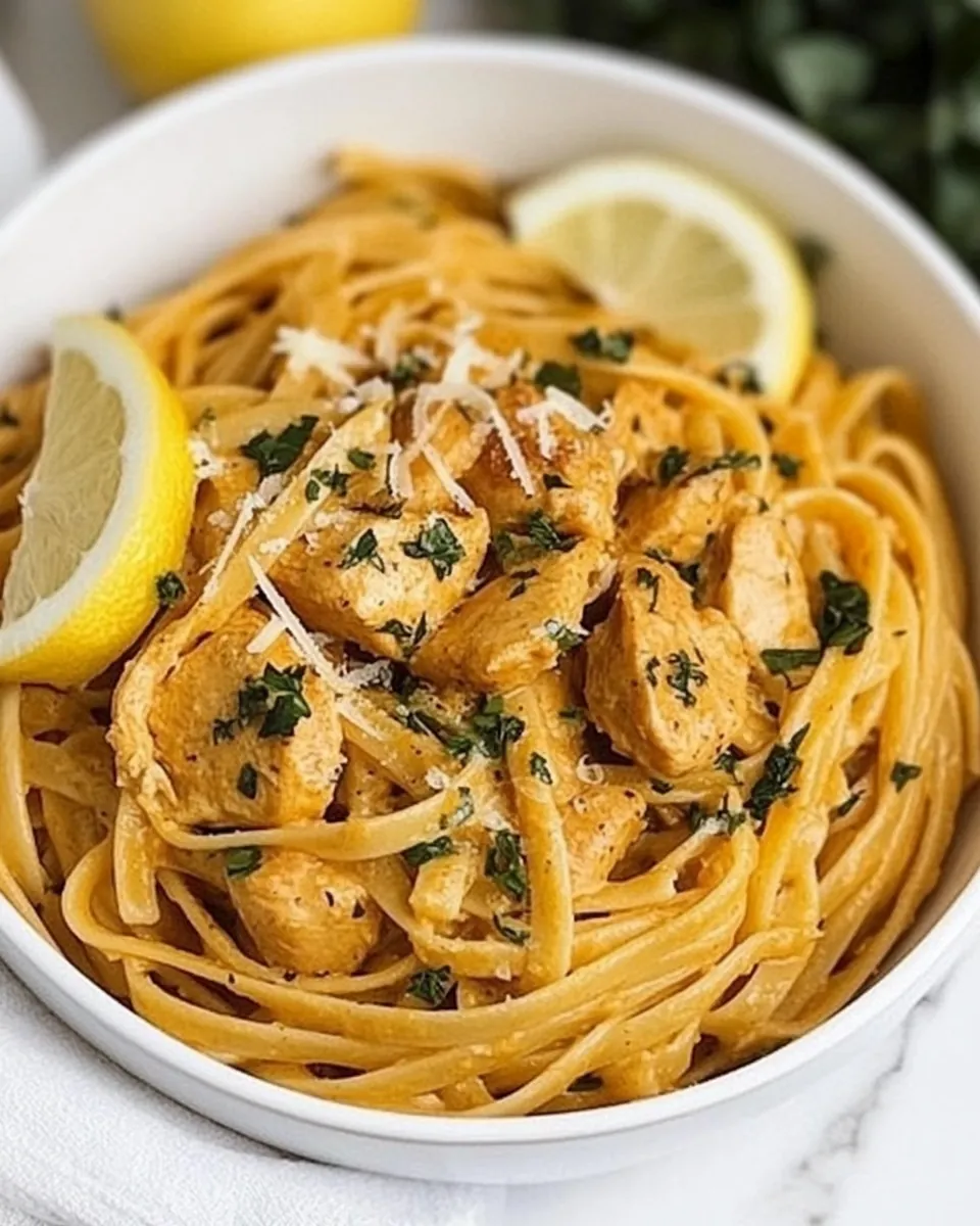 Lemon Chicken Pasta