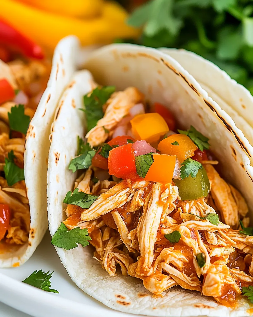 Instant Pot 5 Ingredient Chicken Tacos