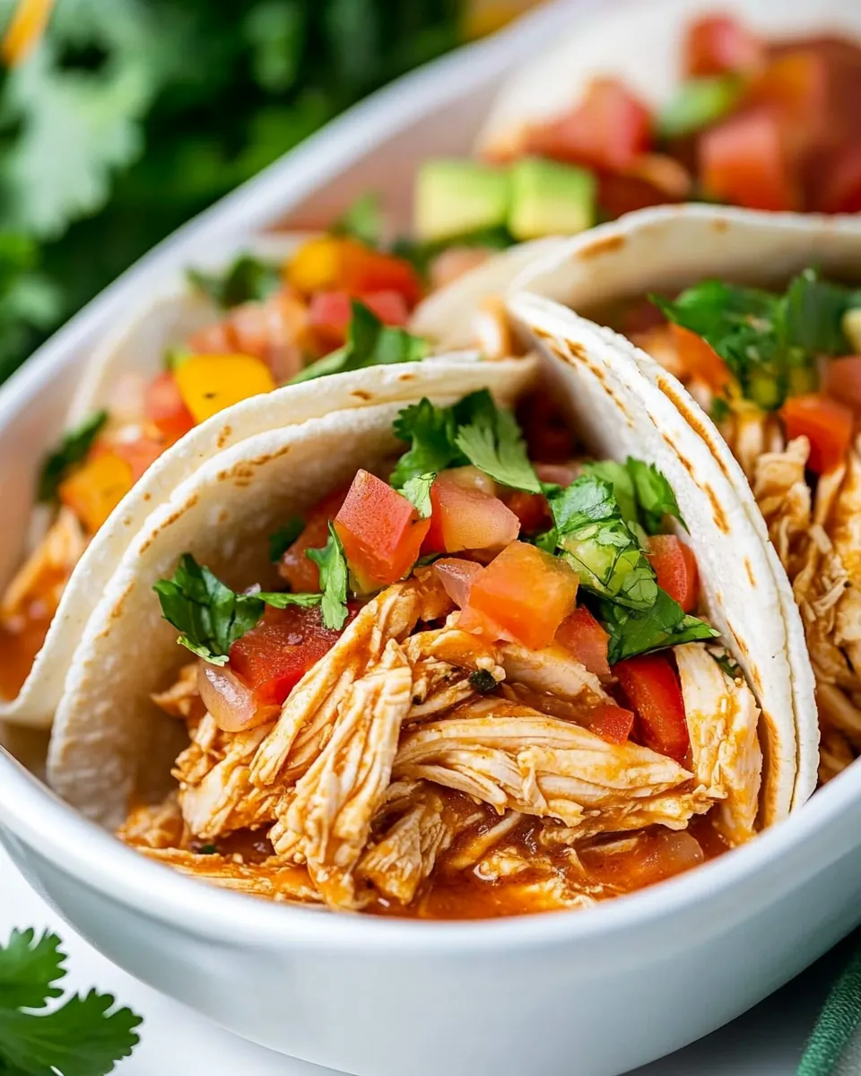 Instant Pot 5 Ingredient Chicken Tacos