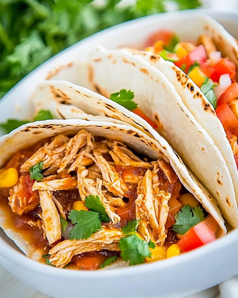 Instant Pot 5 Ingredient Chicken Tacos