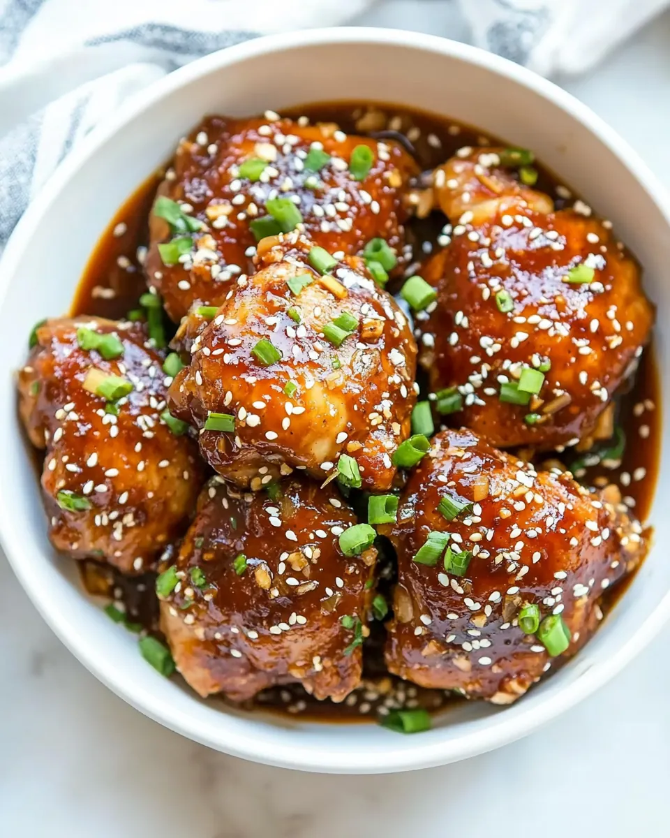 Instant Pot Asian Chicken Thighs
