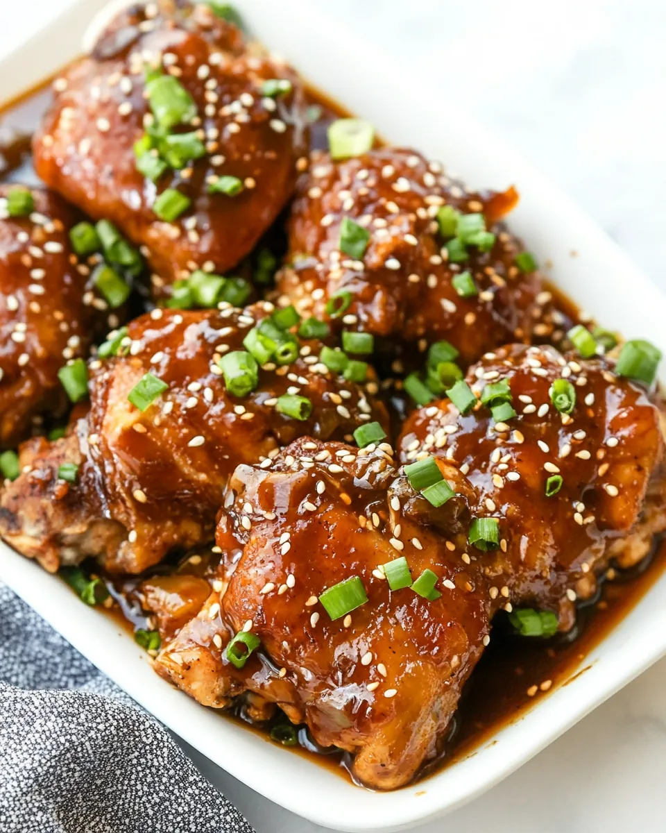 Instant Pot Asian Chicken Thighs