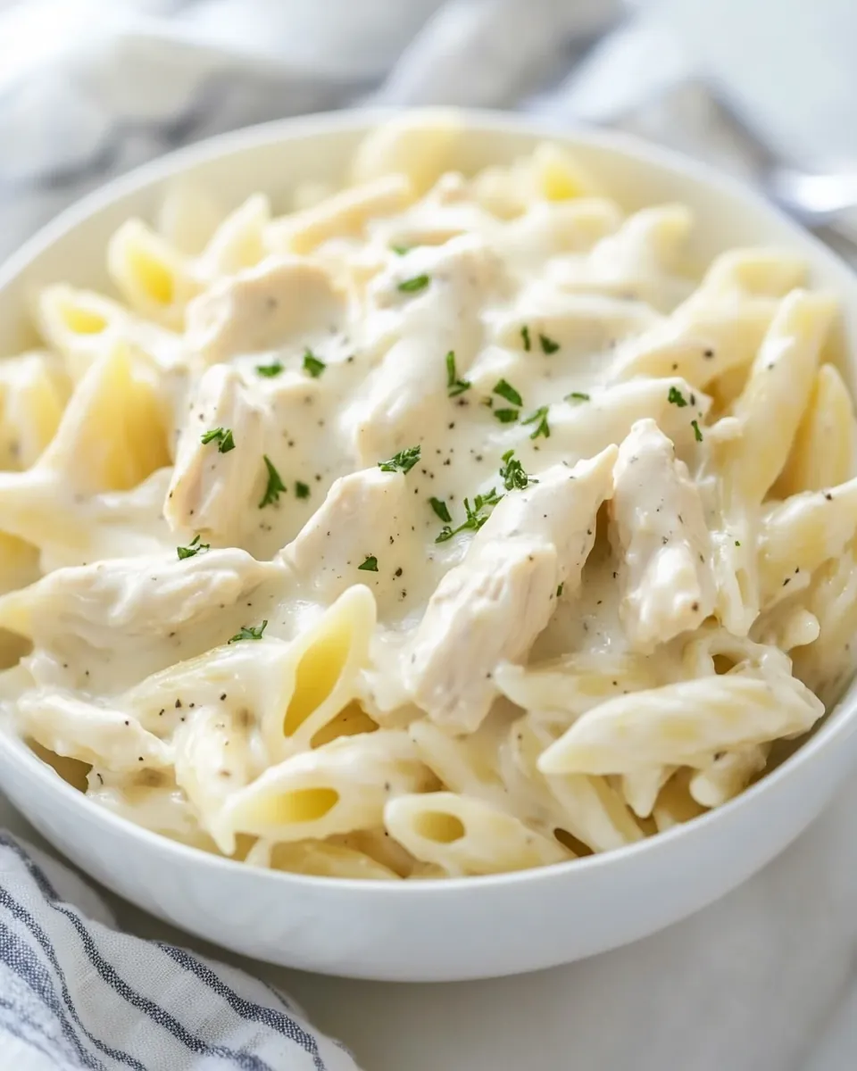 Instant Pot Chicken Alfredo Pasta