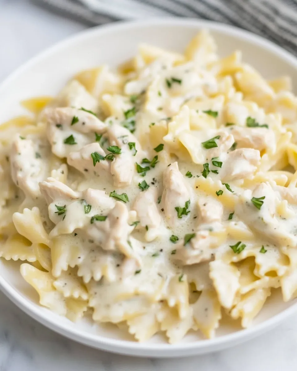 Instant Pot Chicken Alfredo Pasta