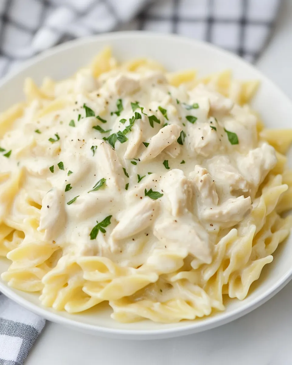 Instant Pot Chicken Alfredo Pasta