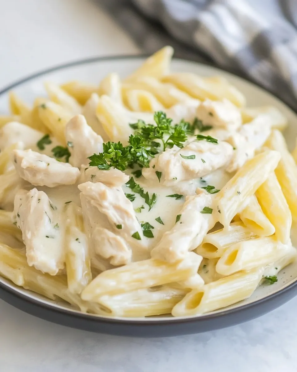 Instant Pot Chicken Alfredo Pasta