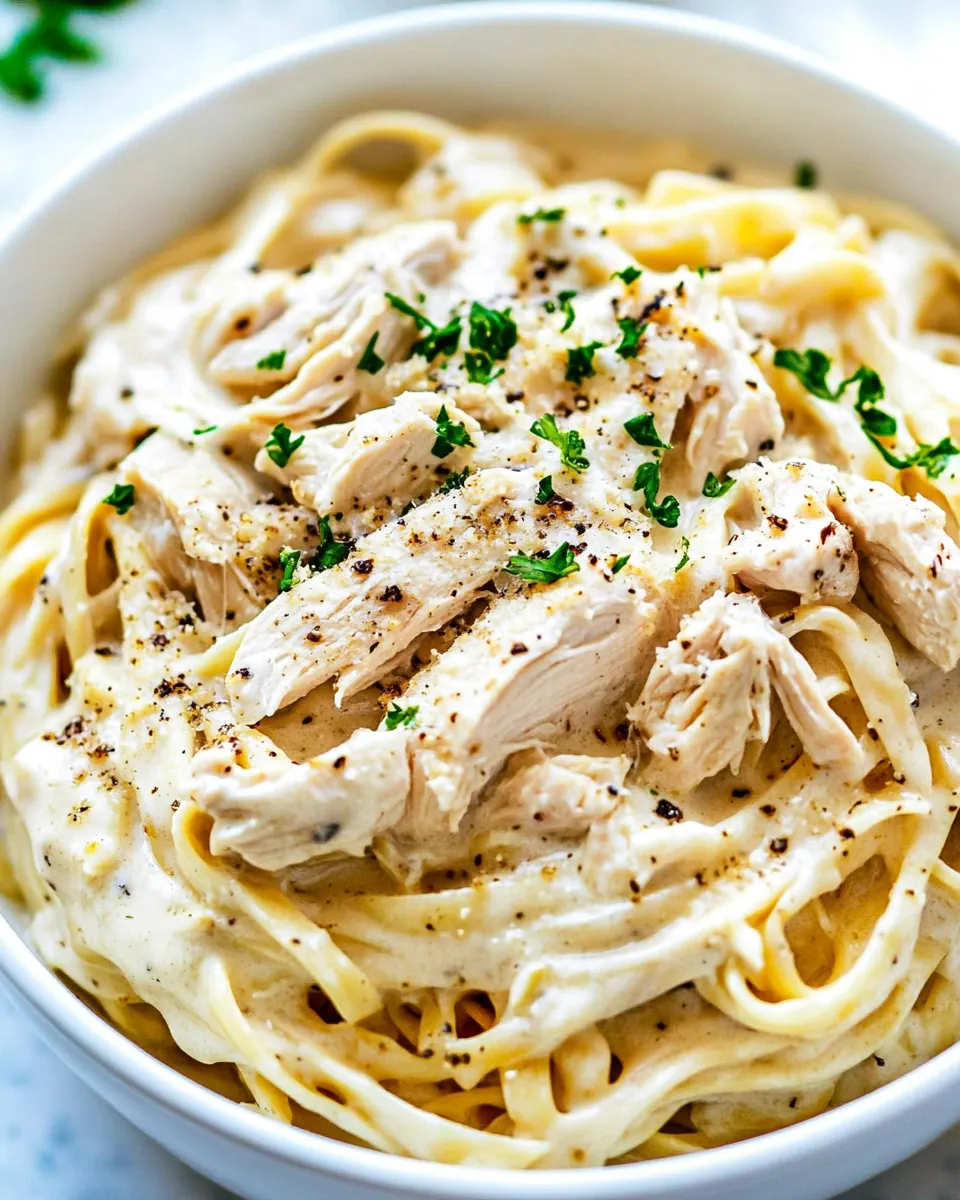 Instant Pot Chicken Alfredo