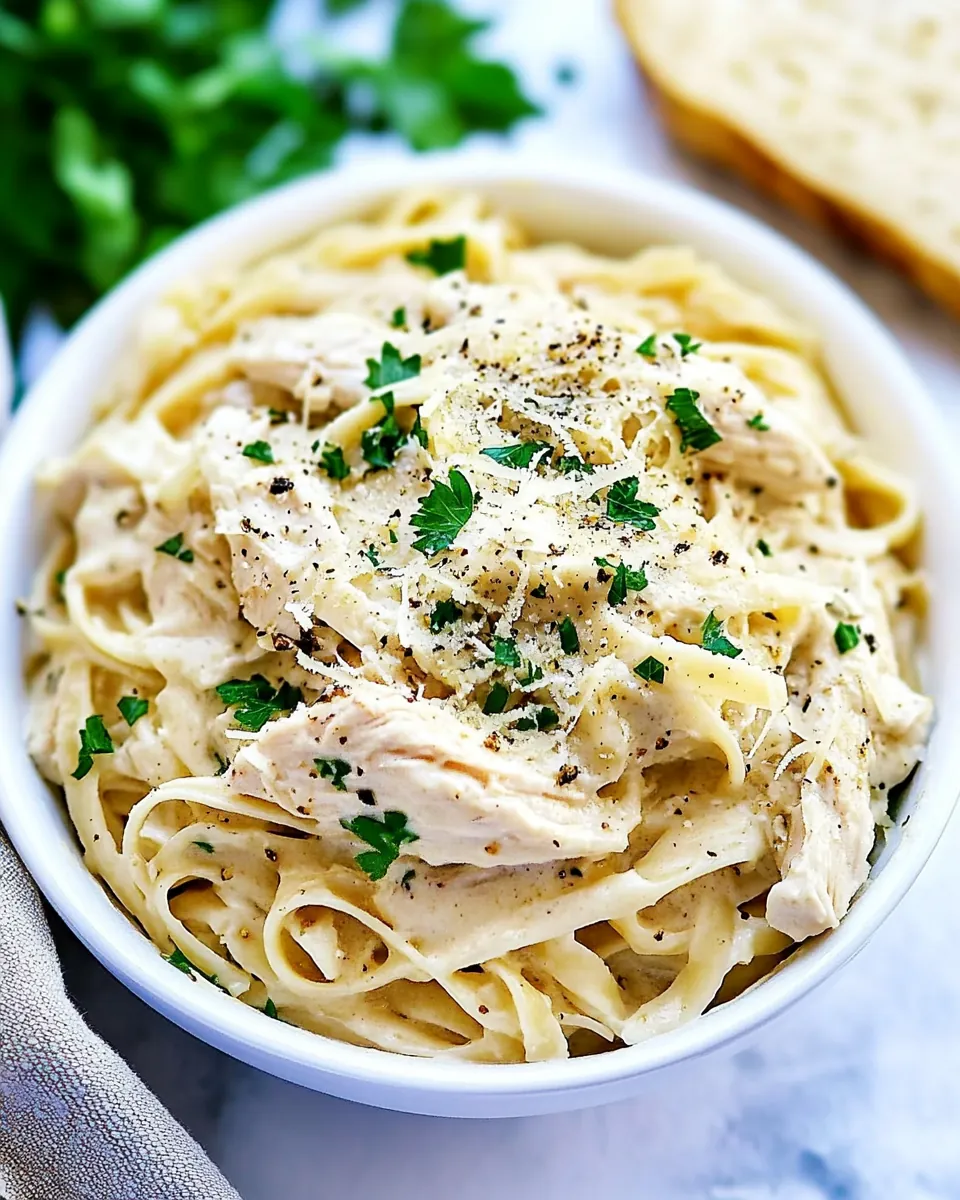 Instant Pot Chicken Alfredo