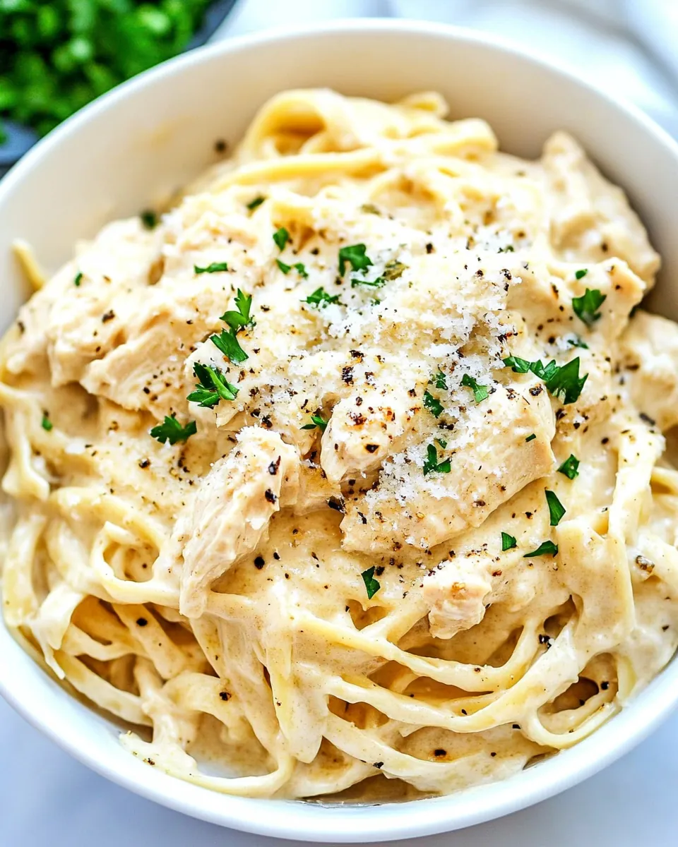 Instant Pot Chicken Alfredo