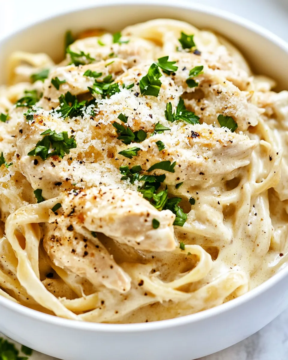 Instant Pot Chicken Alfredo