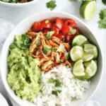 Instant Pot Chicken Burrito Bowls