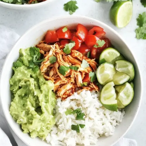 Instant Pot Chicken Burrito Bowls