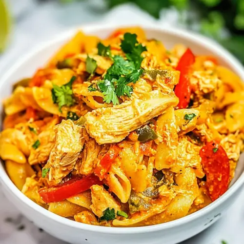 Instant Pot Chicken Fajita Pasta