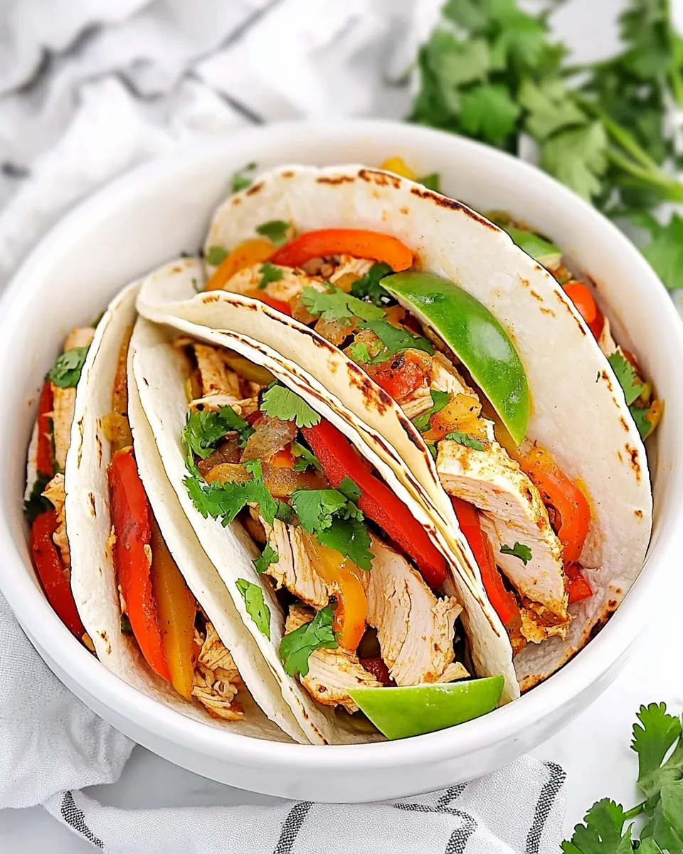 Instant Pot Chicken Fajitas