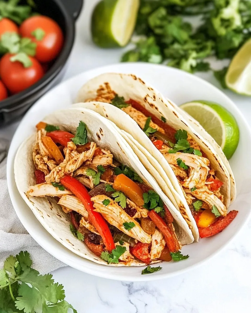 Instant Pot Chicken Fajitas