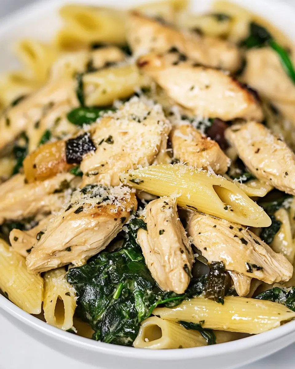 Instant Pot Chicken Florentine Pasta