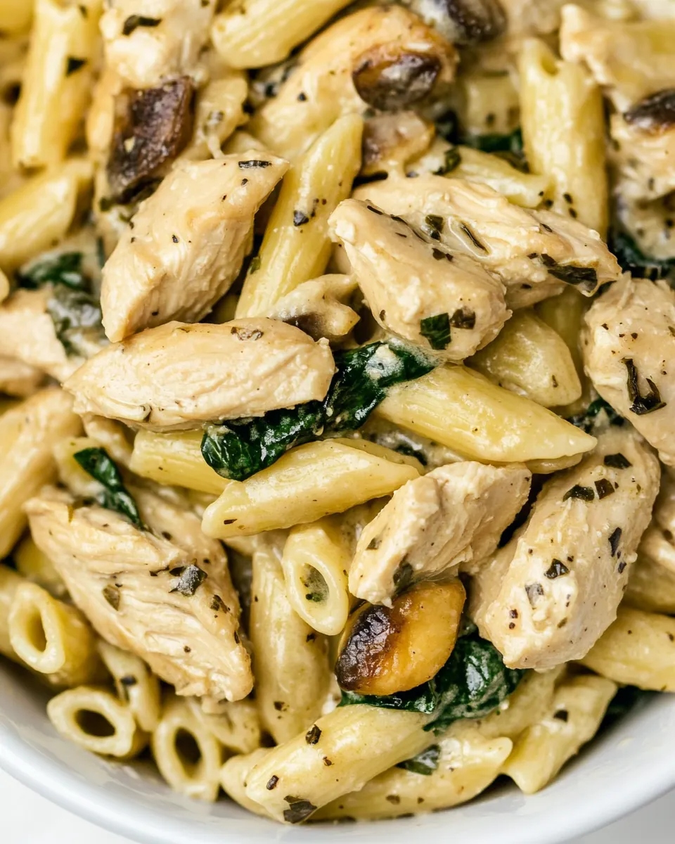 Instant Pot Chicken Florentine Pasta