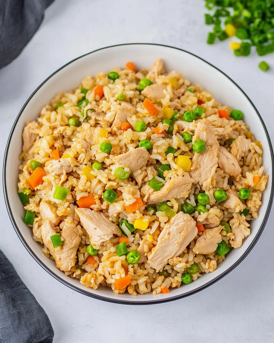 Instant Pot Chicken Fried Rice