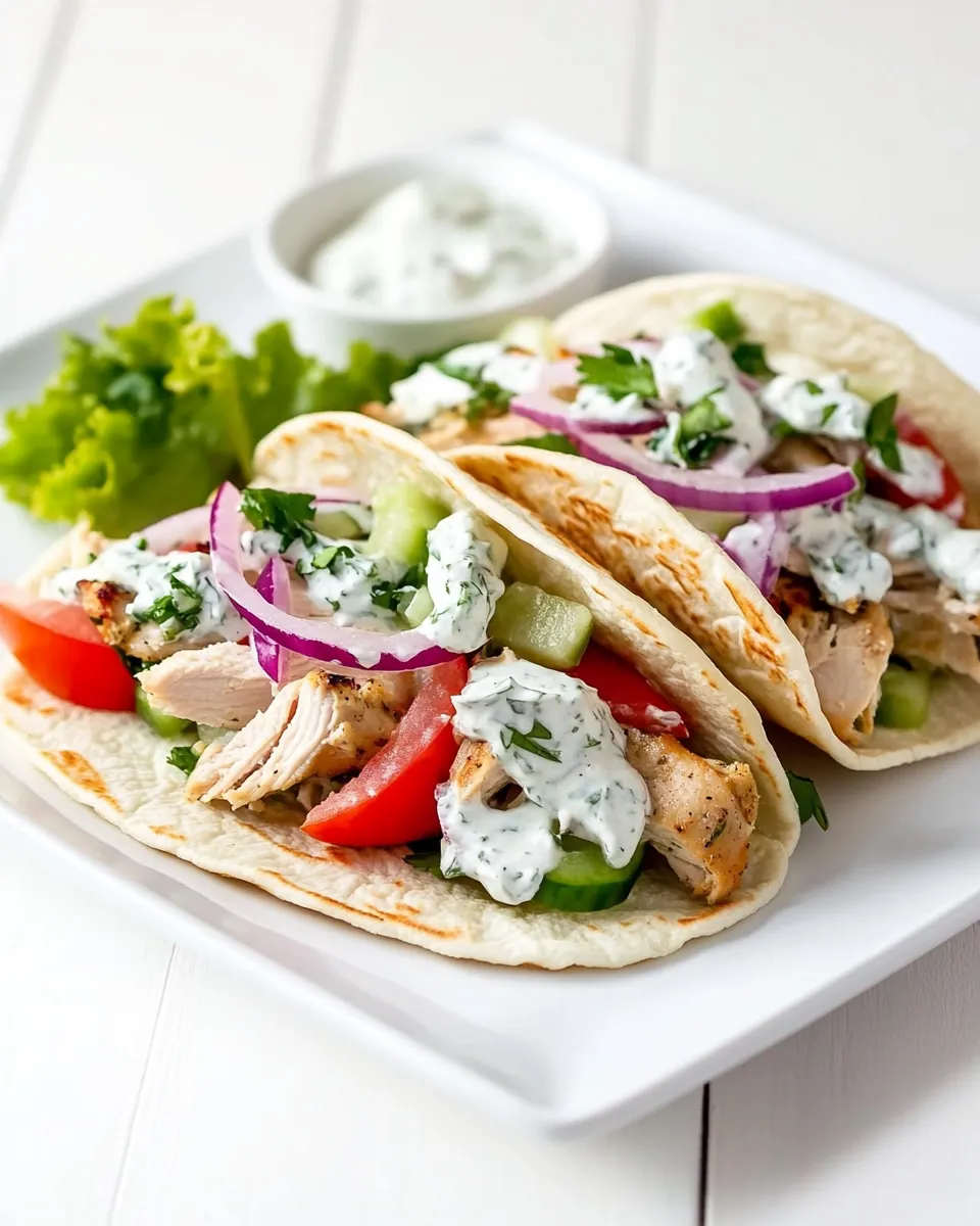 Instant Pot Chicken Gyros